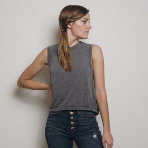 Free People Movement XS Gray Muscle Tank
